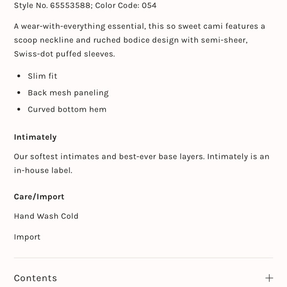 Free People blush up cami, medium - Picture 4 of 8